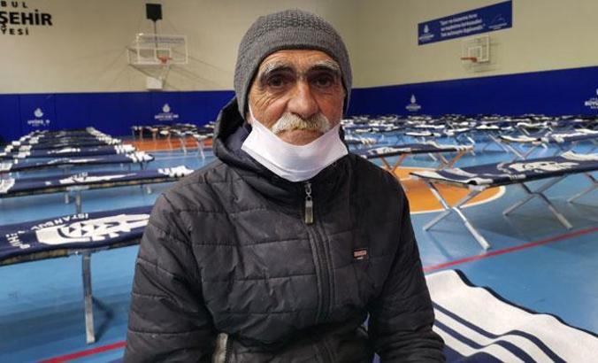 İstanbul'da sokakta yaşayanlar spor salonlarına yerleştiriliyor