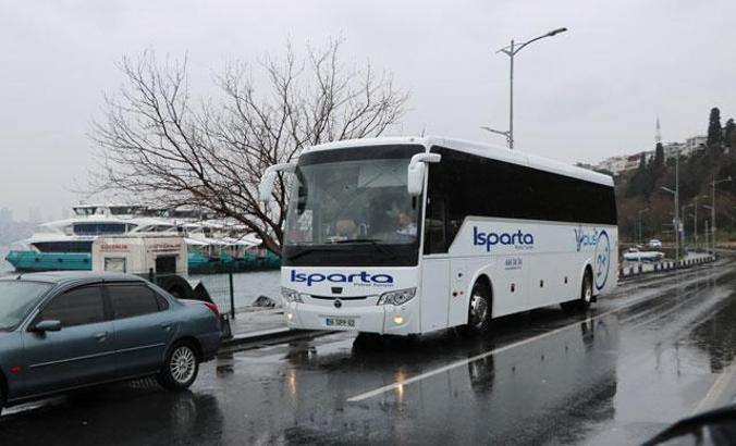 Harem'den son otobüs hareket etti