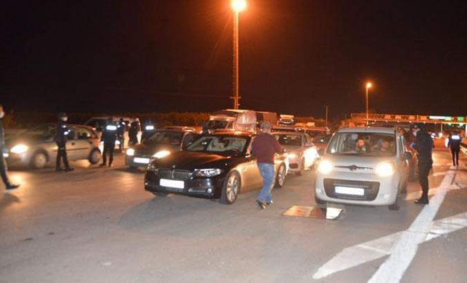 Araç giriş-çıkışları durduruldu