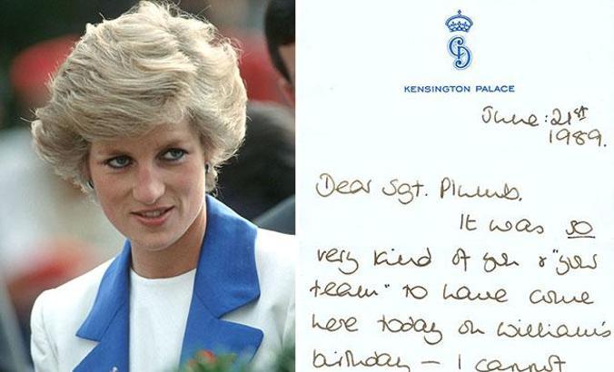 Prenses Diana’nın el yazısı ile yazdığı mektup 16 bin sterline satışa çıktı