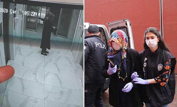 Apartmana domuz yağı süren kadın: Kocam 'bende büyü var, bozdur' dedi