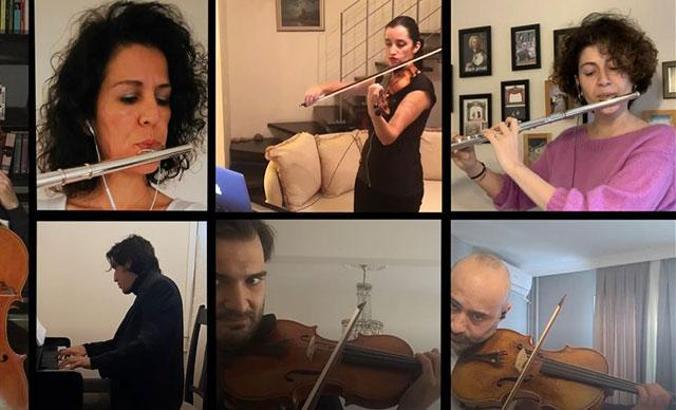 Akademisyenlerden ev orkestrası