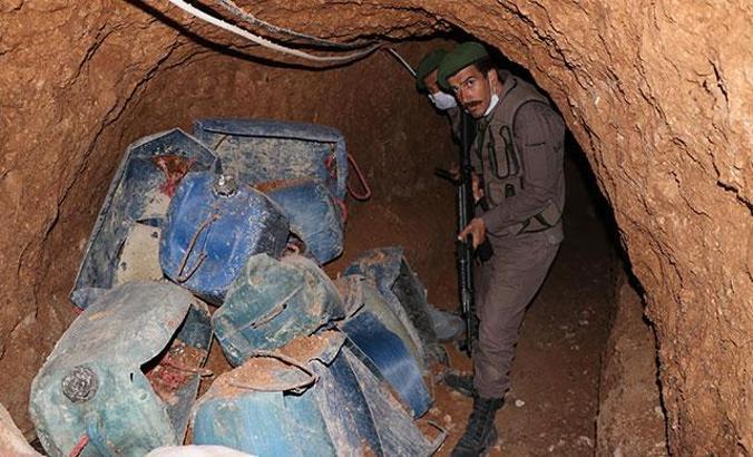 Suriye'de teröristlerin kullandığı 4 bin tünel, imha edildi