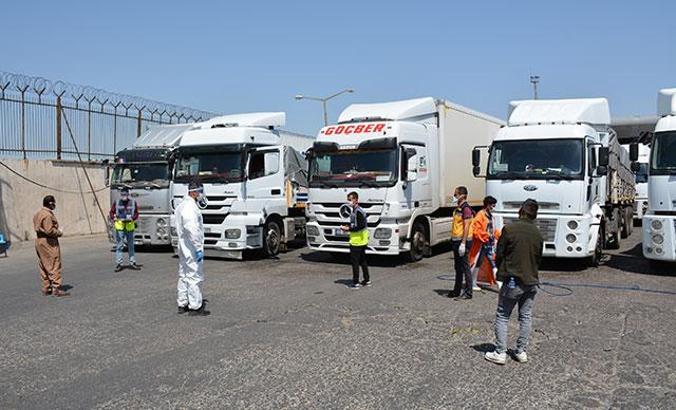 Habur Sınır Kapısı'nda 'temasız' formülle 83 bin araç giriş ve çıkış yaptı