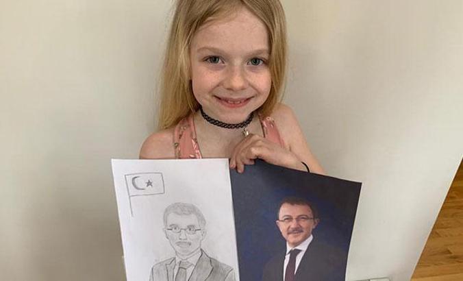 Minik Leanne’den Başkan Deniz Köken’e sürpriz