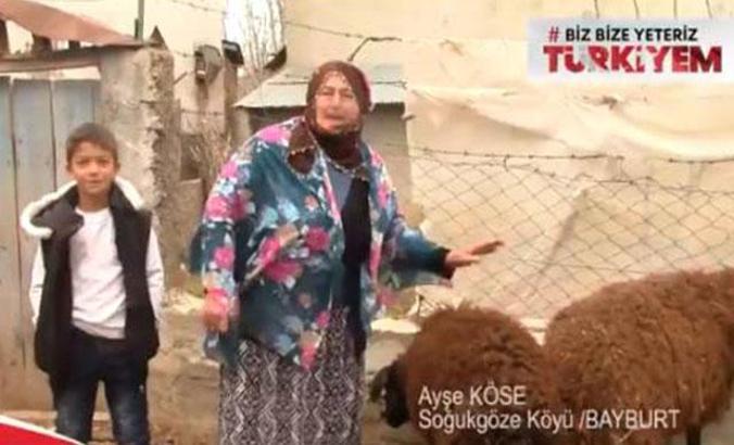 Bakan Pakdemirli: Bayburtlu kadın çiftçimiz, 2 koçunu bağışladı