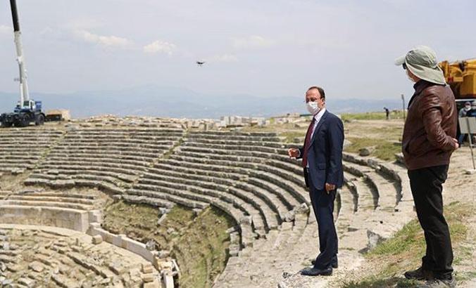 Laodikya'daki antik tiyatro, 2021'de etkinliklere ev sahipliği yapacak