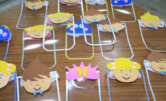 Amasya’da bebekler için yüz koruyucu siperlik üretildi