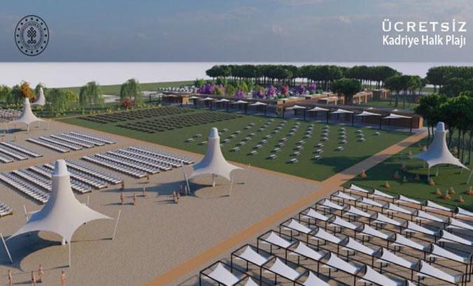 Antalya'da 5 yıldızlı 2 halk plajında ücretsiz hizmet