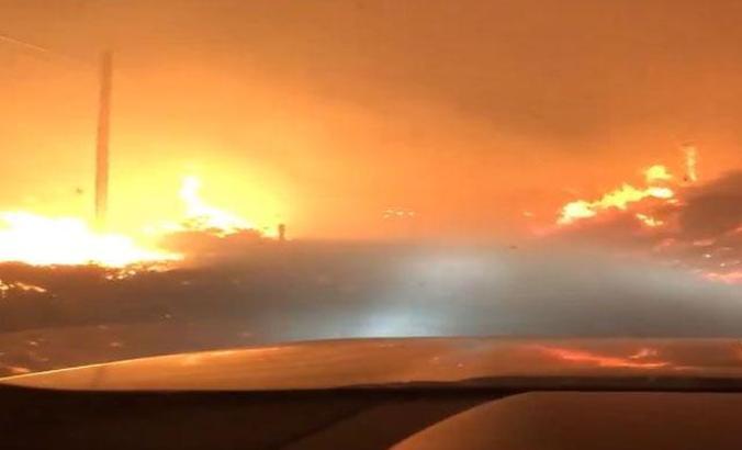 ABD'nin Kaliforniya eyaletinde orman yangını