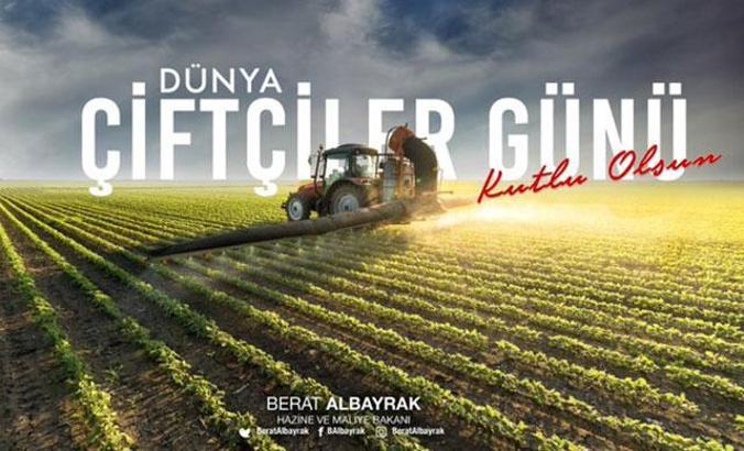 Bakan Albayrak'tan 'Çiftçiler Günü' mesajı