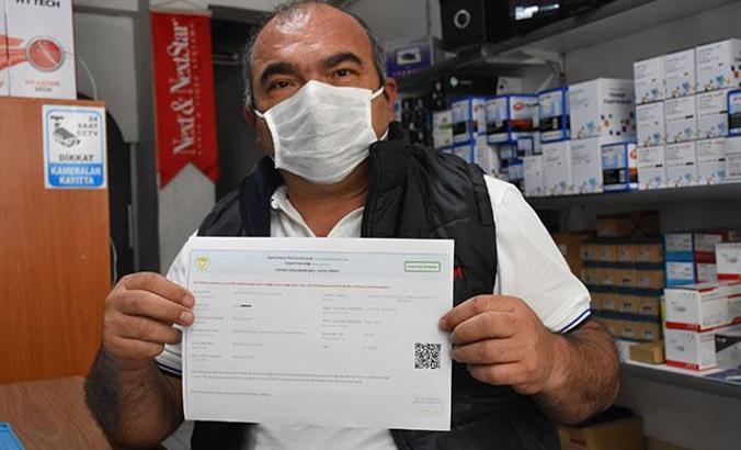 Yanlışlıkla KKTC İçişleri Bakanlığı'na yaptığı izin başvurusu onaylandı