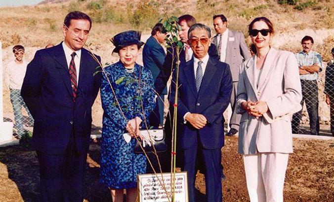 Japon prensin diktiği sakura 27 yıldır iki ülkenin dostluğunu simgeliyor