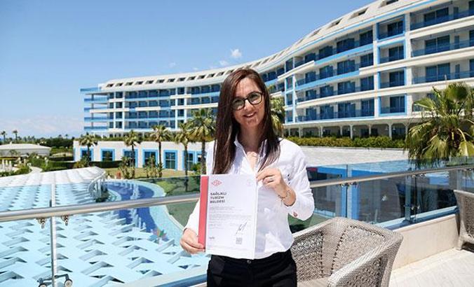 Türkiye'de ilk 'Sağlıklı Turizm Belgesi', Sueno Hotels Belek'e