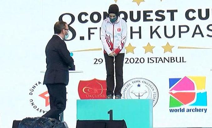 8'inci Fetih Kupası Okçuluk Yarışması'nın ödül töreni yapıldı