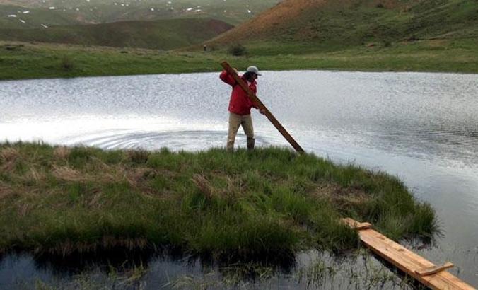 Erzincan'da, yüzen adalara ilgi
