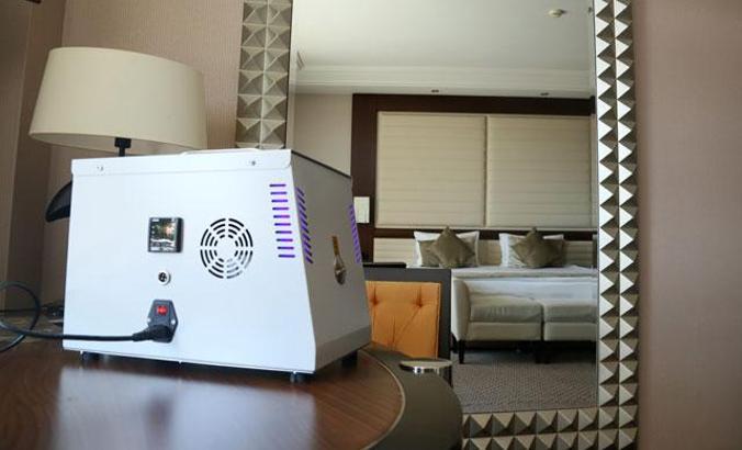 Odalarda dezenfekte süresini 1 saat 15 dakikaya düşüren teknoloji