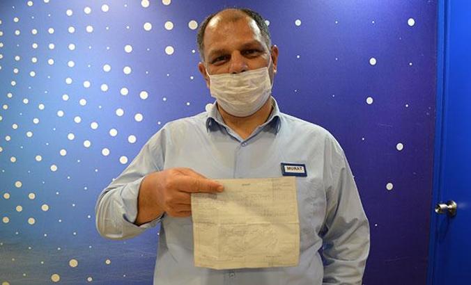 Hesabına yanlışlıkla yatırılan 19 bin 995 lirayı iade etti