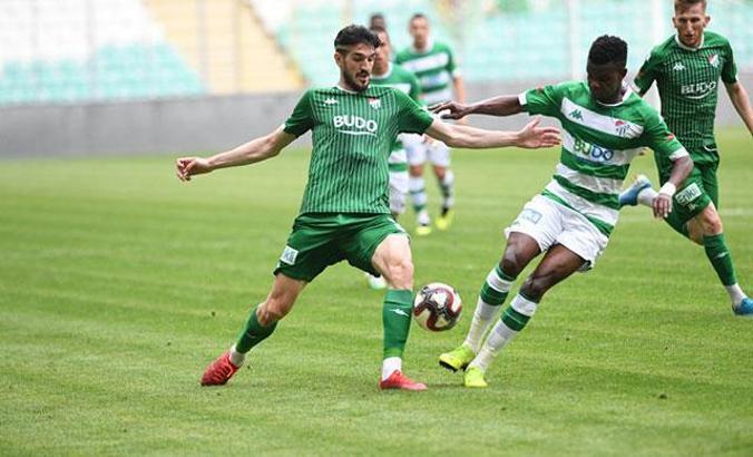 Bursaspor stadyumda çalıştı