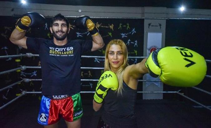 Şampiyon kick boksçu Bahram Rajabzadeh’i Glory'ye Türk eşi Nehir hazırlıyor