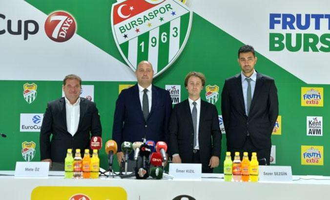 Frutti Extra Bursaspor'da EuroCup sevinci