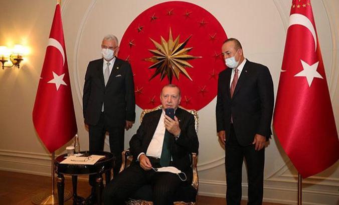 Cumhurbaşkanı Erdoğan, BM Daimi Temsilcisi Sinirlioğlu ile görüştü