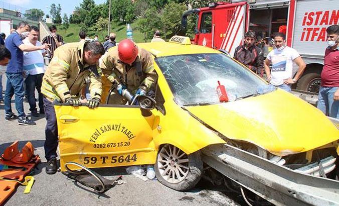 Kağıthane'de zincirleme kaza