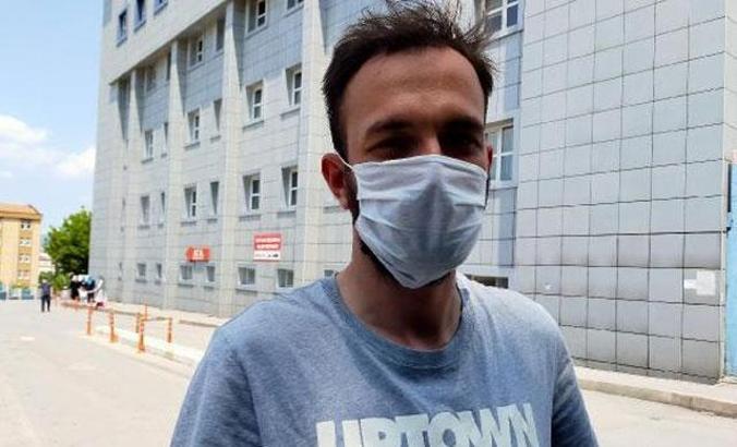 Minibüsün çarptığı tenis antrenörü, kafa travması geçirdi; başına 10 dikiş atıldı