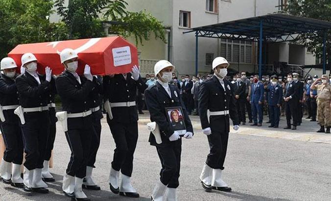 Batman'da, tedavi gördüğü hastanede 5 ay sonra şehit olan polis memurunun cenazesi Nazilli'ye getirildi