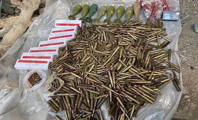MSB: Pençe-Kaplan Operasyonu'nda PKK'lı teröristlerin silah ve mühimmatı ele geçirildi