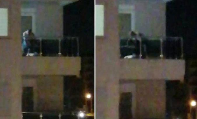 Balkonda dayağa tepki gösteren komşularına; ‘Hayırdır, size ne? Benim karım’ dedi
