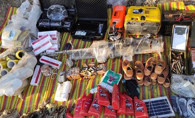 MSB: Pençe Kaplan Operasyonu'nda ele geçirilen malzemeler imha edildi