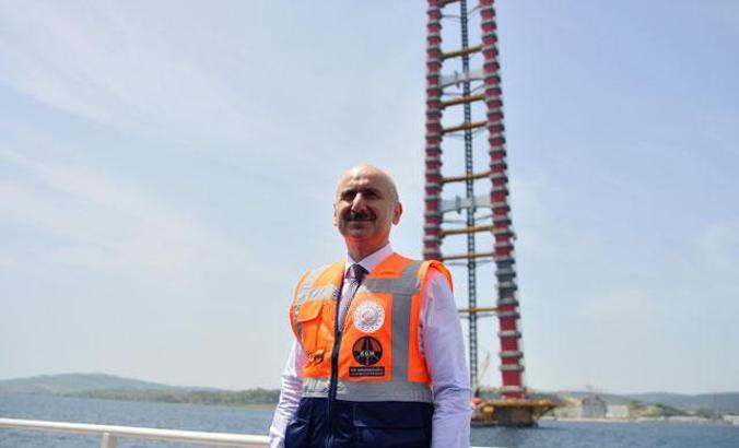 Bakan Karaismailoğlu: 1915 Çanakkale Köprüsü'nü 18 Mart 2022'de hizmete sunmayı hedefliyoruz
