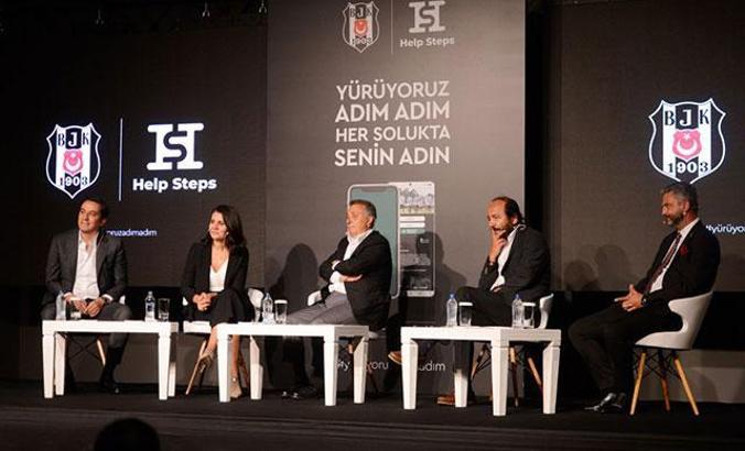 Beşiktaş'tan HelpSteps ile iş birliği