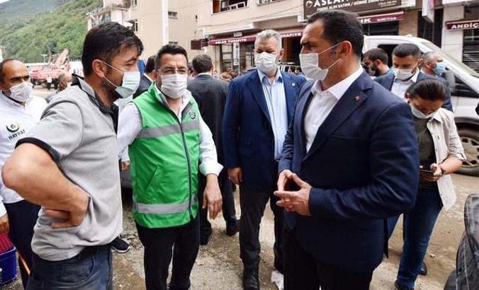 Başkan Yıldız’dan Giresun’a geçmiş olsun ziyareti