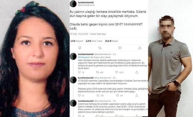 Otel odasında taciz iddiasına soruşturma