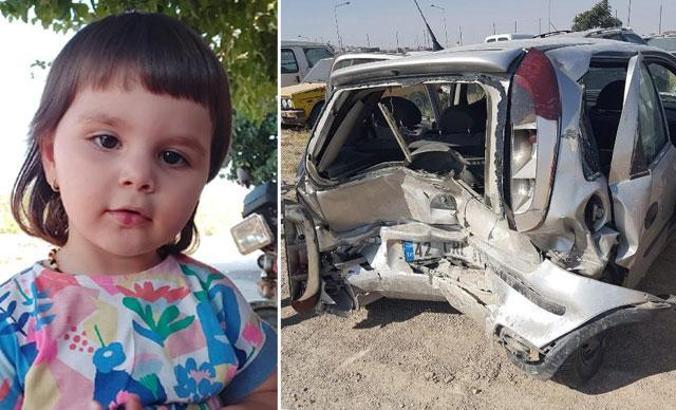 Ehliyetsiz ve alkollü sürücünün neden olduğu kazada yaralanan Küçük Aybüke hayatını kaybetti