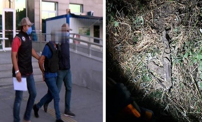 Terörist intihar eylemi sırasında yakalandı