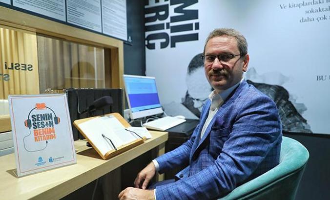 Görme engelliler için kitap okuma kampanyası