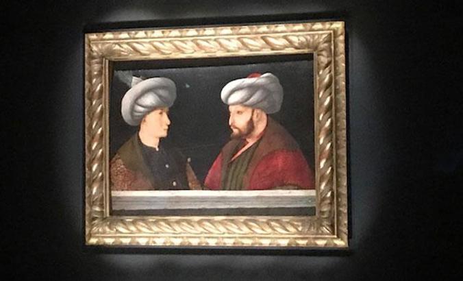 Fatih Sultan Mehmet'in tablosu ziyarete açıldı