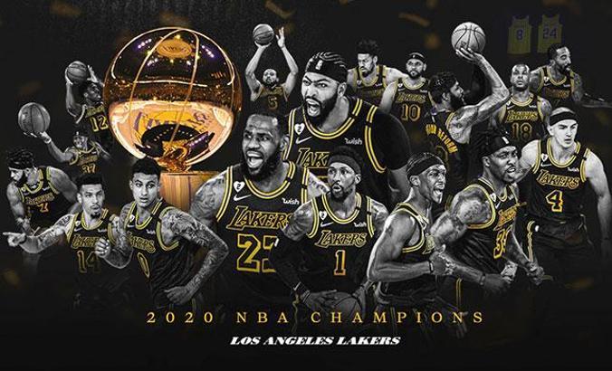 NBA'de şampiyon Los Angeles Lakers