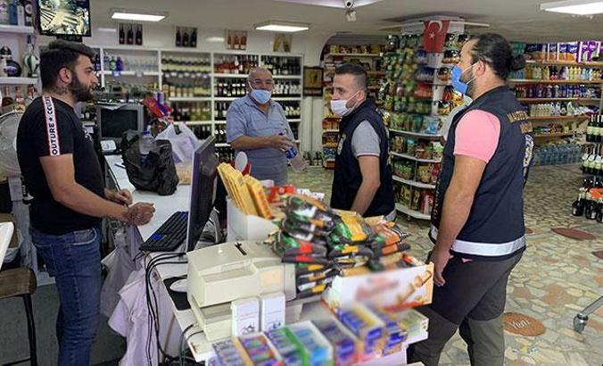 Maltepe’de tekel bayilerine sahte alkol denetimi