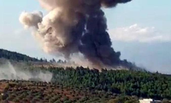 İdlib'in Cisr-eş Şuğur ilçesi kırsalı bombalandı: 2 ölü, 13 yaralı