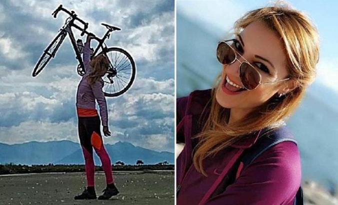 Kazada ölen bisiklet sporcusu Zeynep, son yolculuğuna uğurlandı