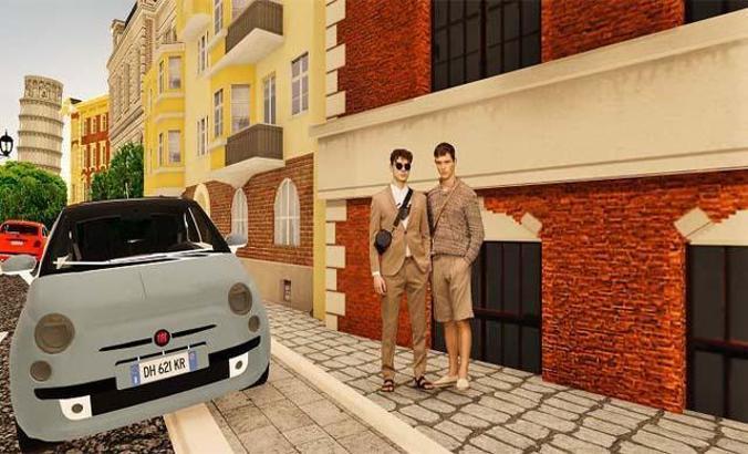 Türk markadan İtalya sokaklarında ‘sanal' defile