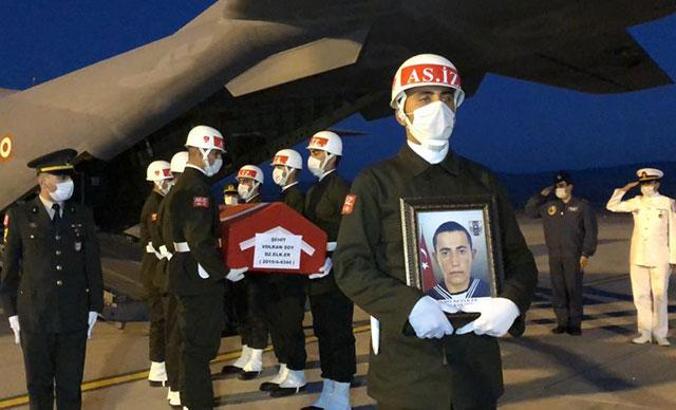 Kalp krizi geçiren sözleşmeli er şehit oldu, cenaze memleketine getirildi