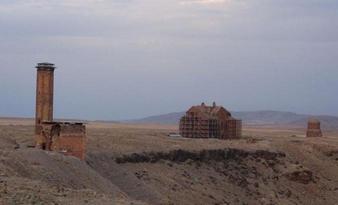 Ermenistan sınırının sıfır noktasındaki Ani Harabeleri'nde sessizlik