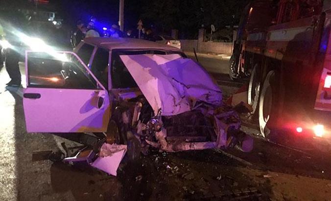 Polisin 'dur' ihtarına uymayan otomobilin sürücüsü kaza yaptı, öldü