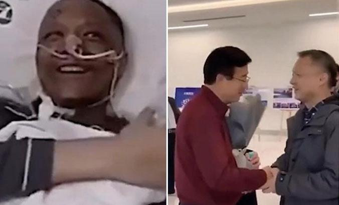Koronavirüs sonrası ten rengi değişen Çinli doktor normale döndü