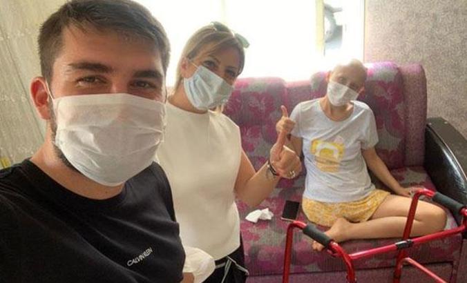 Sağ bacağını kaybetti umudunu kaybetmedi